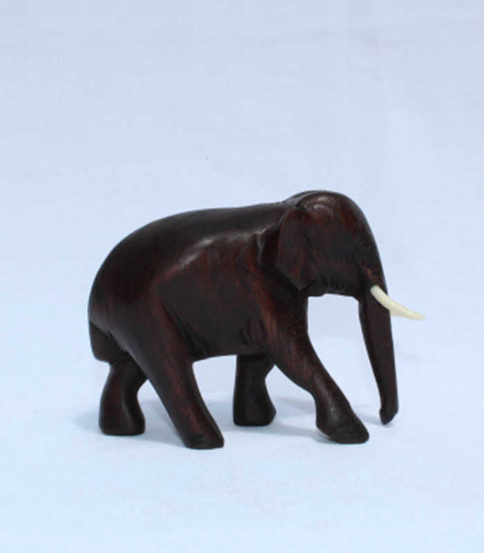 Elephants_0001_Wooden Elephant 10cm Raw (3)