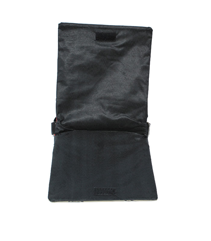 Elephant Brand Recycled Deluxe Flap Bag 4 zip 2