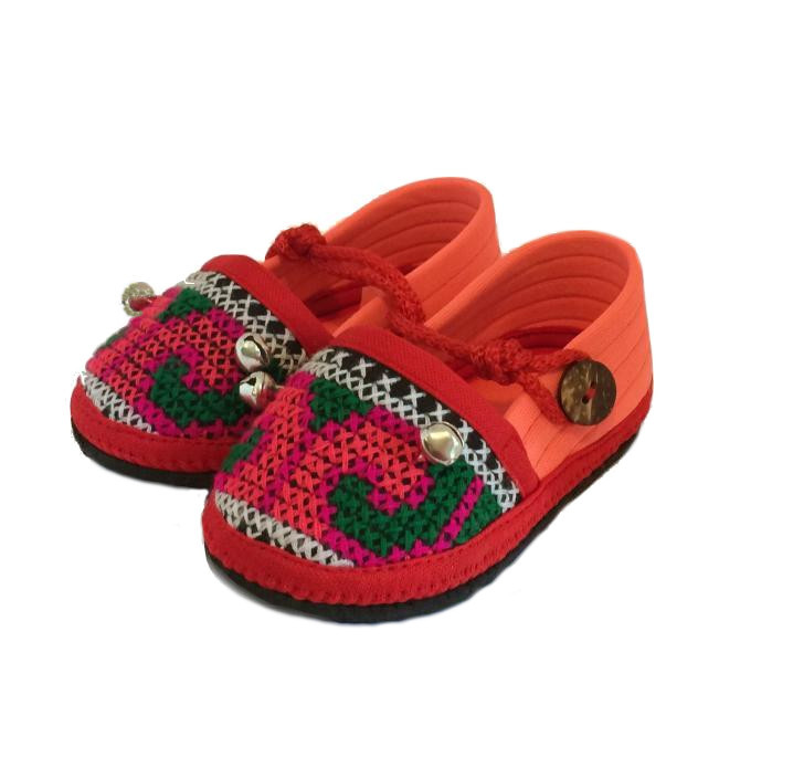 Hilltribe Shoes Bright Orange aOK