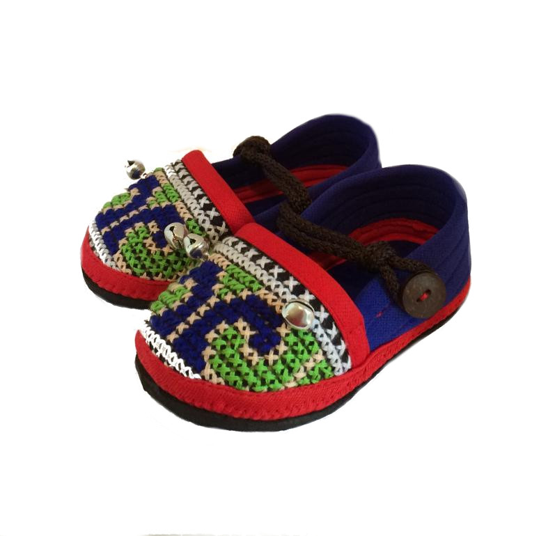 Hilltribe Shoes Dark Blue aOK