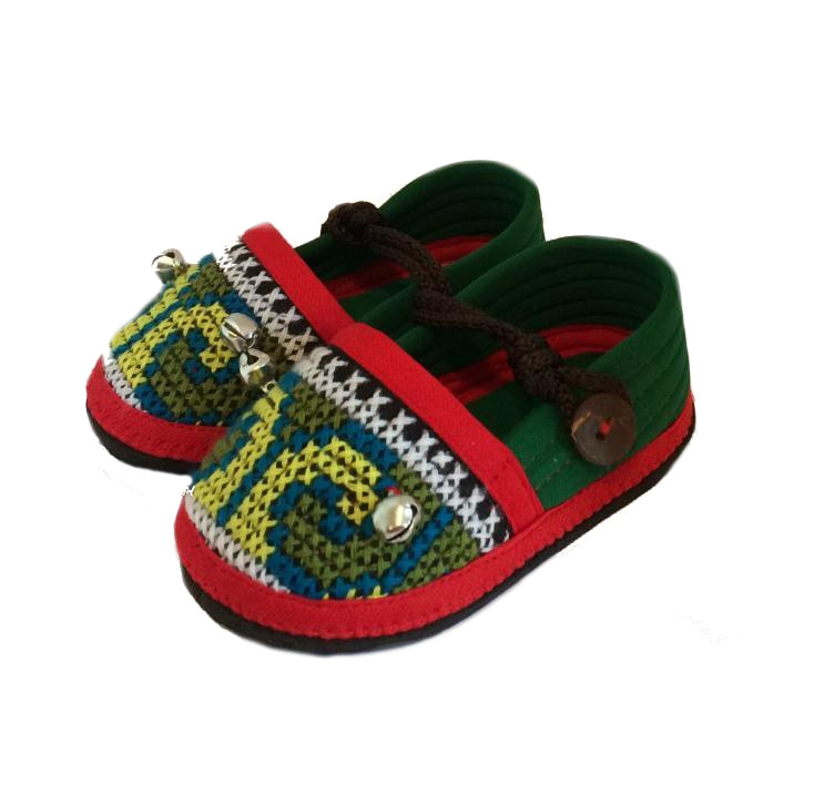 Hilltribe Shoes Green aOK