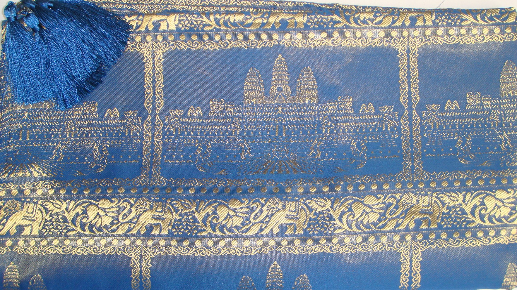 Temple Design Royal Blue Detail