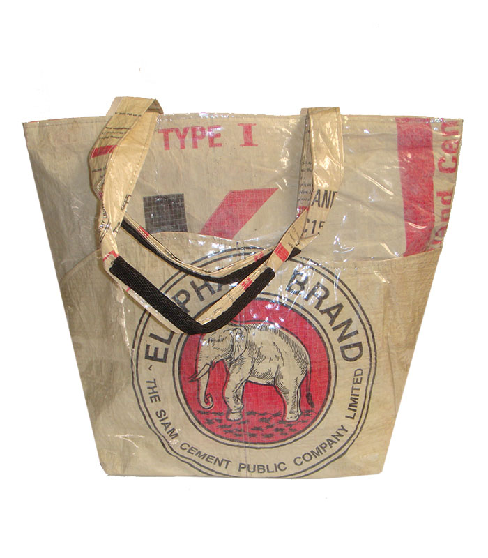 Elephant Brand Recycled Pocket Tote 1