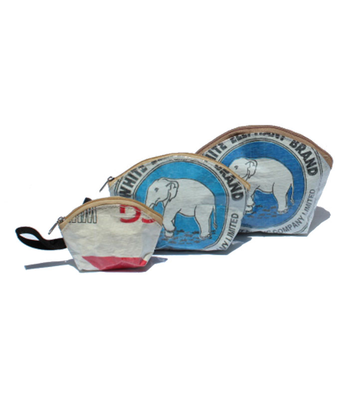 White Elephant Brand Set 3 in 1 Cosmetic Purses 3