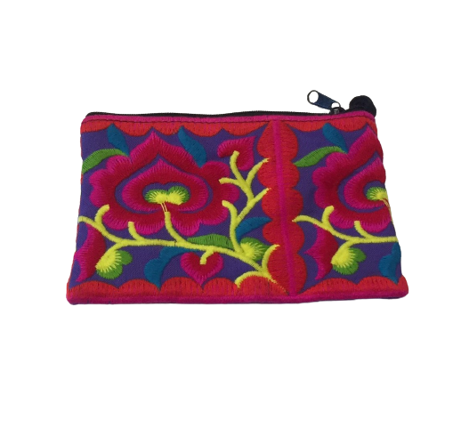 Hmong Lotus Purse Purple