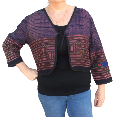 Hilltribe Jacket Purple Style A 2