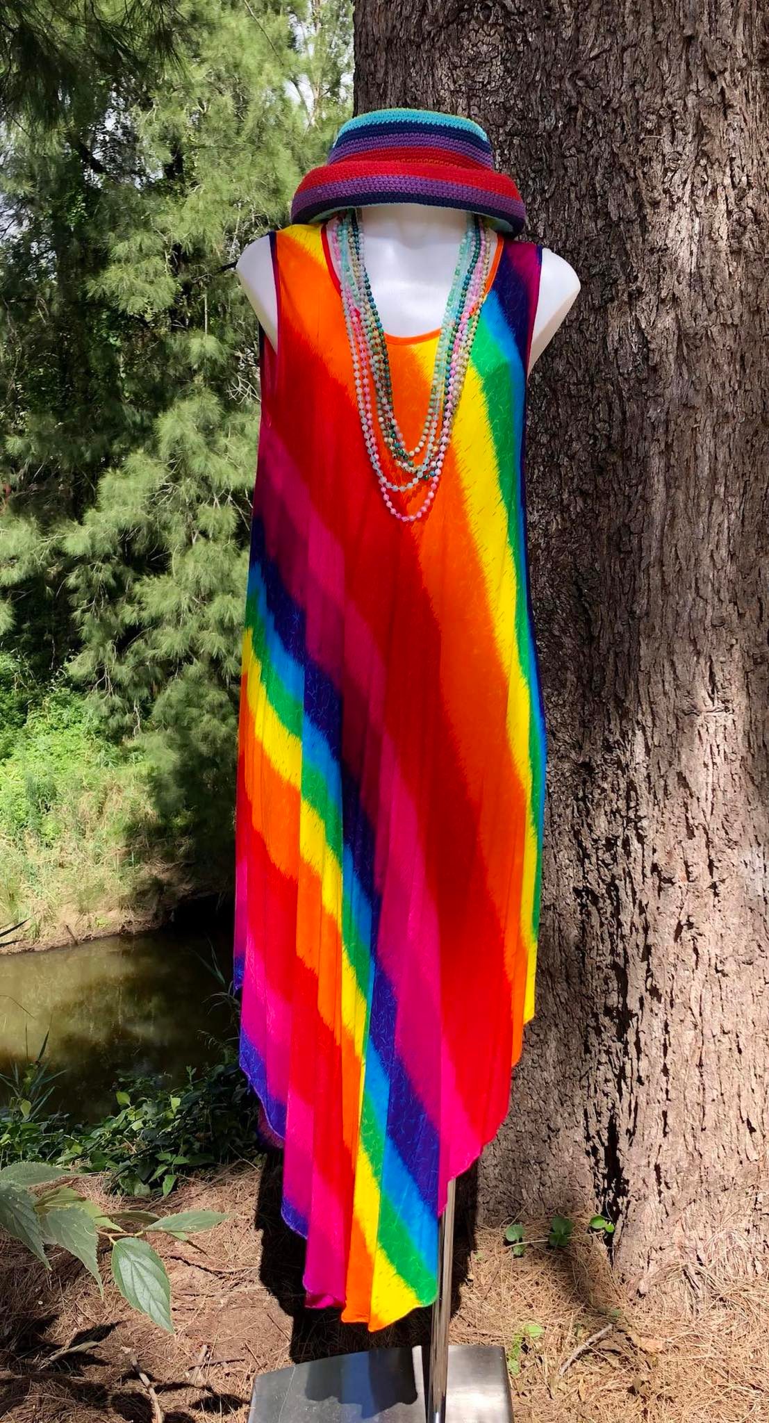 Rainbow Umbrella Dress
