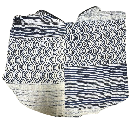 Indigo Hobo Bag Squares Back