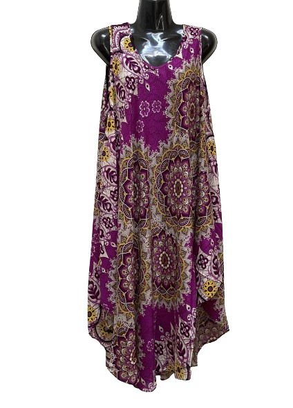 Umbrella Dress Mandala Purple