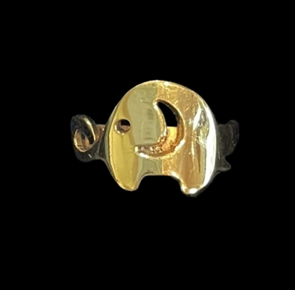 Brass Elephant Ring 3