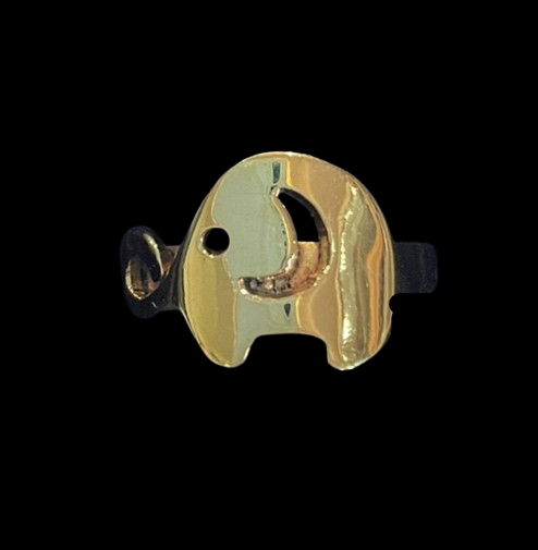 Brass Elephant Ring 4
