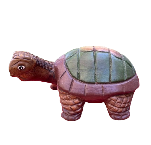 Wooden Turtle Turning Head 4