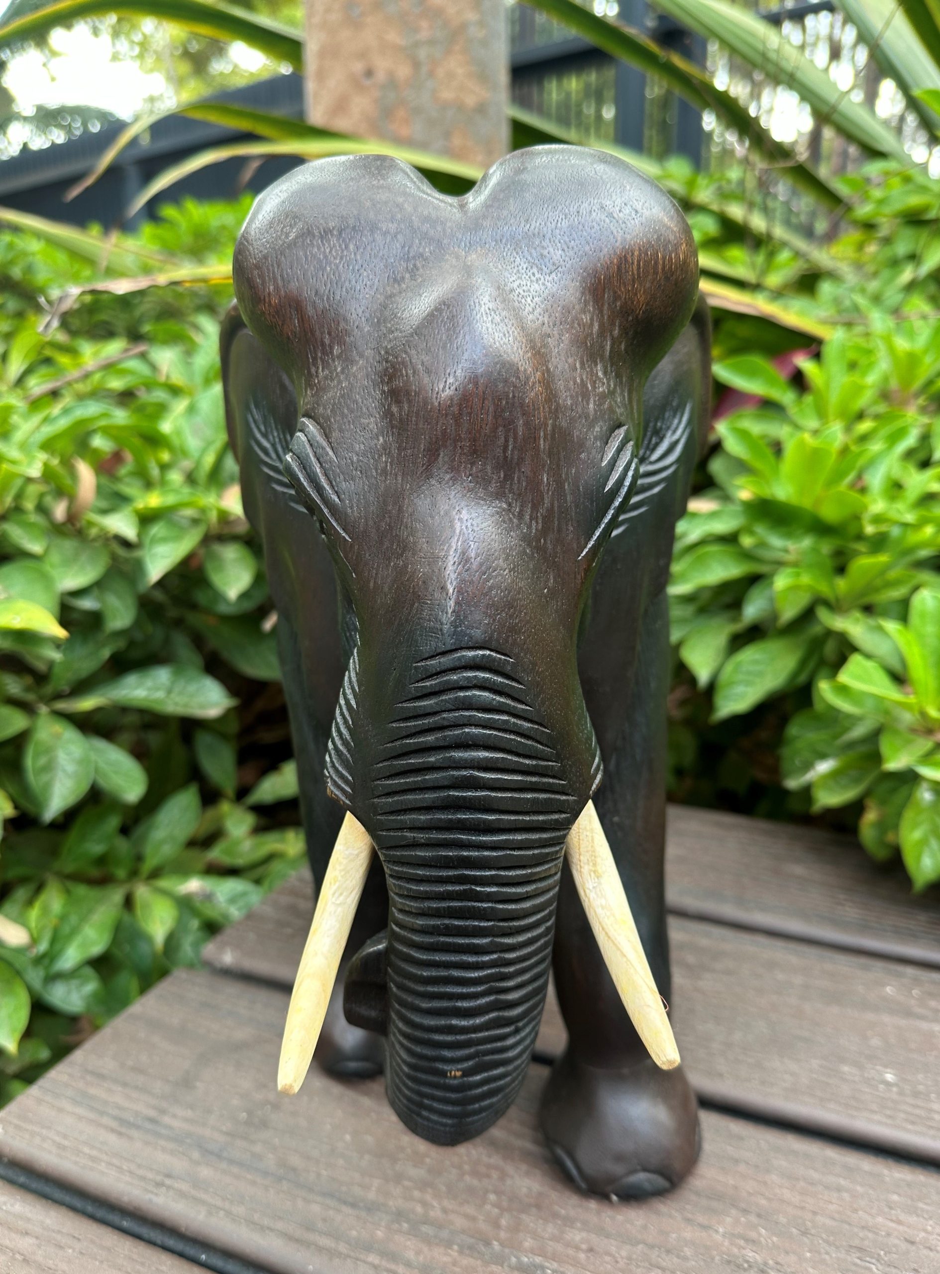 Wooden Elephant 33cm 3