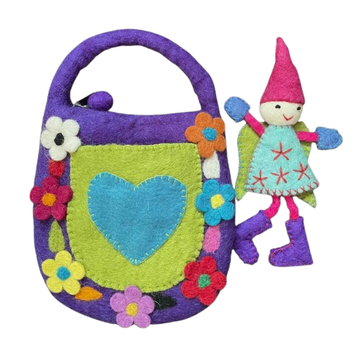 Felt Fairy Bag Purple 2