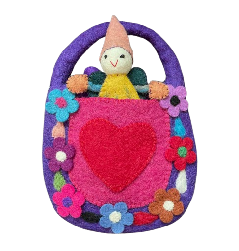 Felt Fairy Bag Purple 3