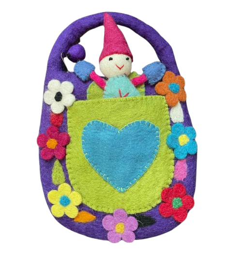 Felt Fairy Bag Purple