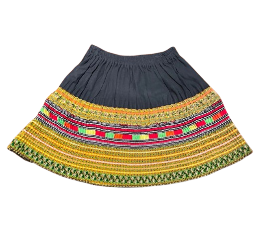 Hilltribe Mini Skirt Lime 50cm