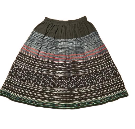 Hilltribe Skirt Denim Brown 59cm