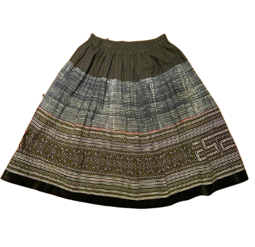 Hilltribe Skirt Denim Olive 58cm 2